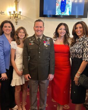 Jaclyn Stapp Instagram - The epitome of a few good men- My brother Colonel @michaelgwaltz 
celebrating and retiring from 27 yrs of heroic military service. Thank you for your service 🇺🇸 #greenberet #congressman