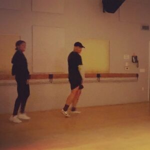 Jacob Artist Instagram - dance with @bp_parks 👯‍♀️