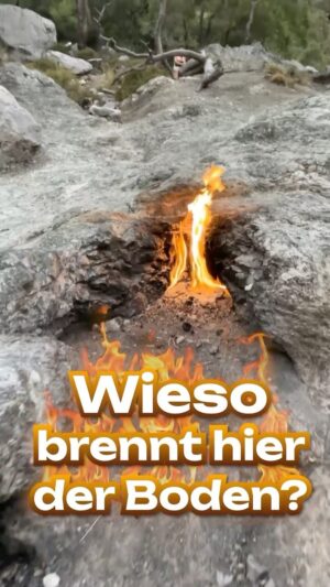 Jacob Beautemps Instagram - #FragJacob: Wieso brennt hier der Boden? #Chimaera #Feuer #Methan 🔥
