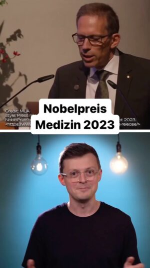 Jacob Beautemps Instagram - Medizin-Nobelpreis: Das steckt dahinter 🔬

#nobelprize #wissen #mrna