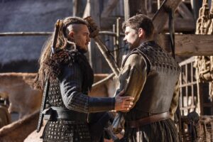 Jacob Dudman Instagram - ⚔️Seven Kings Must Die ⚔️
OUT NOW! on @Netflix 
- - - - - - - - - - -
Will Seven Kings die? Will England be formed?? Will my takeout ever arrive?! Find out the answers to nearly all of these burnings questions on this epic film.

As a fan of the show, it’s a dream come true to be a part of this special event.
What an ending.
What a privilege.

Hope you enjoy!!

Signed,
Osbert son of Uhtred.⚔️
#TheLastKingdom 
#SevenKingsMustDie