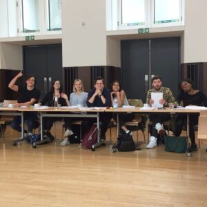 Jacob Dudman Instagram - Found this #TB ! First read through for @thealistofficial. Feels like a million years ago. My first TV gig. Have a great week, everyone! 💛