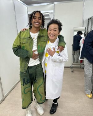 Jacob Gibson Instagram - 🎋🎋🎋 

for a hangout at @jumpfesta with the original voice actors for @onepiece_staff 

Kappei Yamaguchi is a legend!!!!!!!!!! truly a beautiful spirit!!! he has voiced usopp’s character 25 years!!! and he’s been on so many other shows!!! look him up! he’s everywhere!! crazy!! life is crazy!!! honored to stand by him and share the stage with these amazing people!!! we did the slingshot pose!!!!!! LEGEND!!! 

👔: @alexanderjulian 
asst: @parkerharwood
