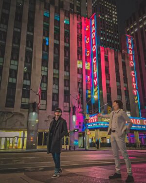 Jacob Moran Instagram - NYC 🍎
.
.
Quick stop got to meet some amazing people for an up coming film Regarding Veronica…stay tuned! 
.
.
. #nyc #newyork #radiocity #theblackphone #paperboybilly