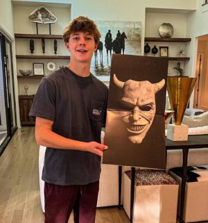 Jacob Moran Instagram - Thank you @waxworkrecords for sending me #theblackphone record with a couple others! @goosebumpsmovie @thelordsofsalem 
.
.
. Go a check out some of their stuff! @waxworkrecords
.
.
. #theblackphonemovie#waxworkrecords#records#horrorrecords#horror#movies#billyshowalter#paperboybilly#thelordsofsalem#goosebumps