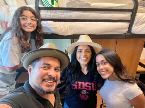 Jacob Vargas Instagram - I spent my bday weekend moving our Baby Girl @rosevarrgas into her dorm at @sdsu. It was an emotional roller coaster for sure. 😥🥲We will miss seeing her beautiful face every day and our house will not be the same but we know that it is her time to spread her wings and follow her dreams. Proud SDSU Dad!!!@syl_vargas @sdsuclassof2026