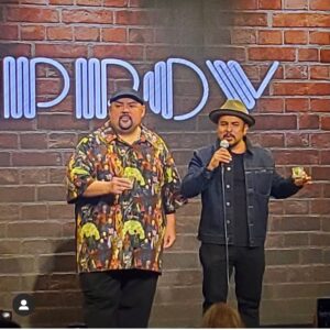 Jacob Vargas Instagram - Last night was Epic. Fathers Day and @fluffyguy show at the @breaimprov went 2hours over! Celebrated Gabes return to live stand up with a shot of @patron.