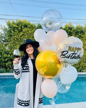 Jacob Vargas Instagram - Can’t let this day go by without wishing my Ride or Die @syl_vargas a very Happy Birthday!!!! ❤️❤️❤️Love you!! Thank you @thevalparty_  for the lovely balloons and @merkinvineyards for the vino.