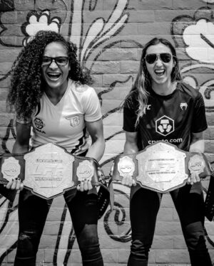 Jacqueline Cavalcanti Instagram - Friendly reminder that we’re two for two on @lfafighting title fights this year 😏
@jacqueline.cavalcanti won the bantamweight championship belt back in April, and @sabinamazo brought the flyweight belt home for a SECOND time last Friday. Safe to say Sabina owns that division.

These girls are developing as more well-rounded fighters every single day, and we can’t wait to see what is possible for both of them.

Jacqueline will be making her first @ufc appearance soon… Stay tuned.

📸: @emilsmarie 
______________________________

Lembrete amigável de que somos dois a dois nas lutas pelo título do @lfafighting esse ano.
@jacqueline.cavalcanti conquistou o cinturão dos pesos-galos em abril, e @sabinamazo levou o cinturão dos pesos-moscas para casa pela SEGUNDA vez na última sexta-feira.

Essas meninas estão se desenvolvendo como lutadoras mais completas a cada dia, e mal podemos esperar para ver o que é possível para ambas.

Jacqueline irá fazer sua primeira aparição no @ufc em breve… Fique ligado.
‌
‌
‌
#BlackHouseMMA #LFAChampion #fightlikeagirl #flyweightchampion #bantamweightchampion #femalefighter #victory #titlefight #mmachampion #ufcfighter #combatsports #mixedmartialarts