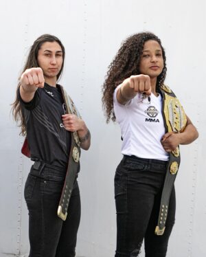 Jacqueline Cavalcanti Instagram - Friendly reminder that we’re two for two on @lfafighting title fights this year 😏
@jacqueline.cavalcanti won the bantamweight championship belt back in April, and @sabinamazo brought the flyweight belt home for a SECOND time last Friday. Safe to say Sabina owns that division.

These girls are developing as more well-rounded fighters every single day, and we can’t wait to see what is possible for both of them.

Jacqueline will be making her first @ufc appearance soon… Stay tuned.

📸: @emilsmarie 
______________________________

Lembrete amigável de que somos dois a dois nas lutas pelo título do @lfafighting esse ano.
@jacqueline.cavalcanti conquistou o cinturão dos pesos-galos em abril, e @sabinamazo levou o cinturão dos pesos-moscas para casa pela SEGUNDA vez na última sexta-feira.

Essas meninas estão se desenvolvendo como lutadoras mais completas a cada dia, e mal podemos esperar para ver o que é possível para ambas.

Jacqueline irá fazer sua primeira aparição no @ufc em breve… Fique ligado.
‌
‌
‌
#BlackHouseMMA #LFAChampion #fightlikeagirl #flyweightchampion #bantamweightchampion #femalefighter #victory #titlefight #mmachampion #ufcfighter #combatsports #mixedmartialarts