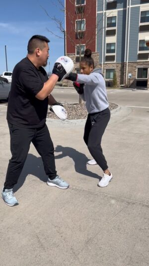 Jacqueline Cavalcanti Instagram - 🔥 FUNDAMENTALS DONE WELL

A little insight on skills developed for @jacqueline.cavalcanti to enact her gameplan against her extremely durable and tough opponent in her @lfafighting Championship fight!

✅ Comfort in Staying in Close Range (to avoid pulling from punches)
✅ Shifting to her Right consistently
✅ Understanding how to changes stances while Shifting to the right
✅ Knowing how to see the right targets to strike while moving

💯 Simple techniques done in a systematic & Principle-Based way. It’s what the Greats do. Don’t try to always reinvent the wheel.

Know the reason why you do things.

📍 Minneapolis, MN
April 2023