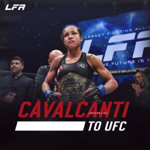 Jacqueline Cavalcanti Instagram - Congrats to @LFAfighting Women's #Bantamweight Champion @Jacqueline.Cavalcanti on signing with the #UFC!