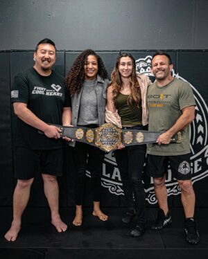 Jacqueline Cavalcanti Instagram - Friendly reminder that we’re two for two on @lfafighting title fights this year 😏
@jacqueline.cavalcanti won the bantamweight championship belt back in April, and @sabinamazo brought the flyweight belt home for a SECOND time last Friday. Safe to say Sabina owns that division.

These girls are developing as more well-rounded fighters every single day, and we can’t wait to see what is possible for both of them.

Jacqueline will be making her first @ufc appearance soon… Stay tuned.

📸: @emilsmarie 
______________________________

Lembrete amigável de que somos dois a dois nas lutas pelo título do @lfafighting esse ano.
@jacqueline.cavalcanti conquistou o cinturão dos pesos-galos em abril, e @sabinamazo levou o cinturão dos pesos-moscas para casa pela SEGUNDA vez na última sexta-feira.

Essas meninas estão se desenvolvendo como lutadoras mais completas a cada dia, e mal podemos esperar para ver o que é possível para ambas.

Jacqueline irá fazer sua primeira aparição no @ufc em breve… Fique ligado.
‌
‌
‌
#BlackHouseMMA #LFAChampion #fightlikeagirl #flyweightchampion #bantamweightchampion #femalefighter #victory #titlefight #mmachampion #ufcfighter #combatsports #mixedmartialarts