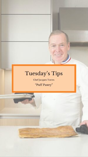 Jacques Torres Instagram - This week on Tuesday’s Tips, Chef Jacques Torres teaches the secrets to making the most golden, buttery, and oh-so-flaky puff pastry. Happy baking!