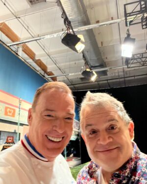 Jacques Torres Instagram - On this episode watch our bakers attempt to master the art of fondant! 🍰 It is so much fun to see our bakers improve their skills and learn new techniques. Watch episode 3 to find out which bakers conquered the challenges or if there were some fondant fails! Stream @nailedit on @netflix now 🤩