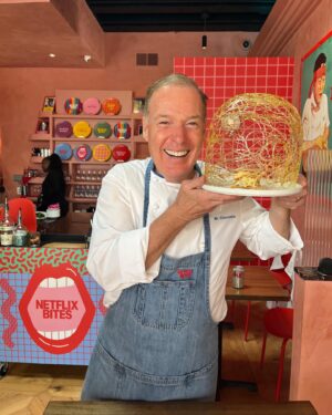 Jacques Torres Instagram - Merci LA! It was so much FUN to demo some of my favorite desserts at @netflixbites!. 🤩👏 Remember, this pop up closes the end of this month so get your reservations and try my desserts! 🍰🍫