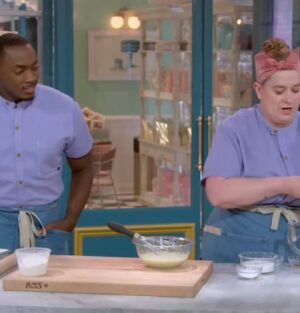 Jacques Torres Instagram - REPOST from @thesweetimpact 
.
.
.
“Tomorrow is the premier of The Big Nailed It Baking Challenge streaming on @netflix 🎉

Me and @emcdowell will be coaching the baker’s throughout the competition and the finally baker is awarded a cash prize!

I had an amazing time filming the new @nailedit spin-off and I want to hear what you all think of the show!”