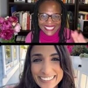 Jacqui Lewis Instagram - Even in these messy times, connecting with my sister @valariekaur is a pocket of joy. Join us this weekend at #freedomrisingconference.com and let’s put love on the ballot this November. Still room for YOU in New York and online. #justlove #revolutionarylove #fiercelove #election #freedom #justice