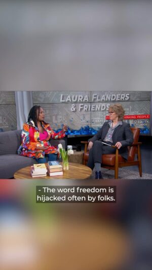 Jacqui Lewis Instagram - In a time of division, how do we create a sense of collective freedom? Manhattan’s ​​@middlechurch recently held their annual conference, “Freedom Rising”, which focused on the 2024 elections, threats to democracy, and collective empowerment.

“. . . This was a gathering of like-minded folks sharing a dream of all of us belonging and all of us saving this democracy, interfaith, intergenerational,” says @revjacquilewis, Senior Minister of Public Theology & Transformation at Middle Church.

Join us for this conversation on freedom — from what, for what, for whom? Watch or listen to “Genesis Be & Rev. Dr. Jacqui Lewis: Building Collective Freedom with a Poet & Preacher” on the Laura Flanders & Friends YouTube channel and major podcast platforms.