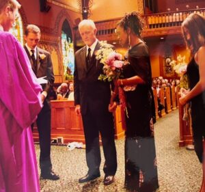 Jacqui Lewis Instagram - It’s our anniversary! Celebrating 19 years of love and partnership with my wonderful husband, John Janka. We’re taking some time in beautiful Montreal to honor our journey together.

Our interracial marriage, something that would have been impossible before the landmark Loving case in 1967, has been a journey of growth, support, and endless loving debates that keep us sharp. John is my best friend, my thought partner, and my greatest supporter. 

Thanking God for the day we met. Here’s to many more years of love and adventure and a relationship that heals and helps us grow into our biggest most generous selves both inside our relationship and in the world.
❤️🤗❤️

#LoveWins #Anniversary #MontrealMagic #LoveIsLove #InterracialMarriage #WeddingAnniversary  #LovePeriod #GodIsLove #BlendedFamily #EverlastingLove #NatalieCole