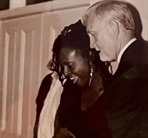 Jacqui Lewis Instagram - It’s our anniversary! Celebrating 19 years of love and partnership with my wonderful husband, John Janka. We’re taking some time in beautiful Montreal to honor our journey together.

Our interracial marriage, something that would have been impossible before the landmark Loving case in 1967, has been a journey of growth, support, and endless loving debates that keep us sharp. John is my best friend, my thought partner, and my greatest supporter. 

Thanking God for the day we met. Here’s to many more years of love and adventure and a relationship that heals and helps us grow into our biggest most generous selves both inside our relationship and in the world.
❤️🤗❤️

#LoveWins #Anniversary #MontrealMagic #LoveIsLove #InterracialMarriage #WeddingAnniversary  #LovePeriod #GodIsLove #BlendedFamily #EverlastingLove #NatalieCole