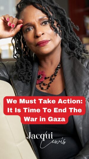 Jacqui Lewis Instagram - Today is April 7th.

We are in our 6th month of genocidal war crimes in Gaza. An estimated 33,000 Palestinians killed.

There is no justifying the obliteration of entire people.

Call Biden at 202-456-1111 from 11 AM-3PM Tuesday-Thursday and leave a message on White House Comment Line. Demand a Ceasefire. Every message must be heard. Use your voice. Let’s pray with ACTION.

Enough is enough.

#Ceasefire #FierceLove #LovePeriod #Releasehostages #ProgressiveChristianity #EndWar #StopHate