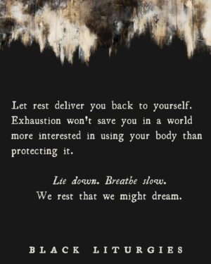 Jacqui Lewis Instagram - When I am feeling the need for healing and inspiration these days one of my first stops is @blackliturgies. @colearthurriley’s page and her recent book are simply a balm to my soul. Here are some of my favorite recent posts of hers to send you into the weekend.

Take care of yourselves, loves. This world asks a LOT of us and we won’t be able to sustain the fight for justice if our minds, bodies, and spirits are broken. We need #SoulFood 🙏🏾❤️

Love this pic of Cole, Simran Jeet, Nelba Màrquez-Greene and I at Freedom Rising last month 🤗❤️✊🏾

#BlackLiturgies #FieceLove #LovePeriod #Quotes #QuotesToLiveBy #Healing #MentalHealth #ColeArthurRiley #RevDrJacquiLewis #JonBatiste #OctaviaButler