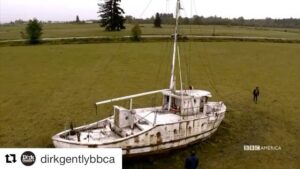 Jade Eshete Instagram - BOOM! Season 2 Trailer is here!! #dirkgently #getready #cantwait 😝😝😝