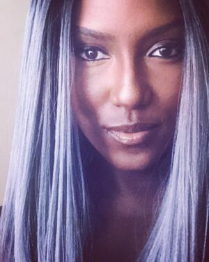Jade Eshete Instagram - Sometimes ... you gotta switch it up
.
.
.
#storm #purplehair #switchitup #smize #eyes #eyesontheprize #melanin #skin