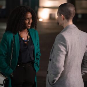 Jade Eshete Instagram - It’s going down TONIGHT on #Billions 
Tune in to @sho_billions to see #teamtaylor #slay and #LaurenTurner make some #boss moves! 😝💪🏿🥃👏🏾😇🔥