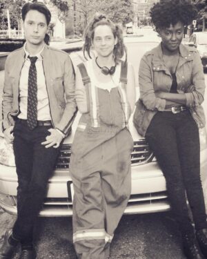 Jade Eshete Instagram - Farah: Guys...TONIGHT’s episode of #dirkgently is my #favorite 💕💕😎😎Be there or be 👊🏿 Bart: Wha?
Dirk: Sure. *classic British accent
#tonight #dirkgentlybbca #blackandwhitephotography #bart #dirk #farahblack