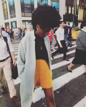 Jade Eshete Instagram - "Chin up Jade!" Had to keep telling myself that yesterday....Still getting used to being on the this side of the camera 😬 so nice to have my city behind me tho
-
-
-
-
#brooklyngirl #fashionweek #cityliving #yellowcabs #newyorksmell #highheels #feethurting #thegotham #pleatedskirt #textureontherunway