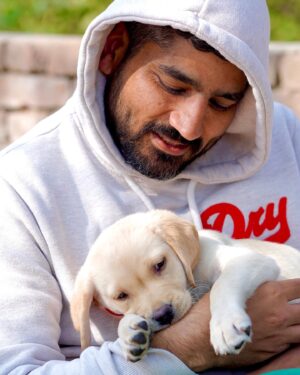 Jagdeep Sidhu Instagram - Kuchh yaar aaye hai mujhe wafa sikhane 🐶 ♥️🤗🤗 so many blissful baby steps on JJ3 set …blessed 😇❤️.