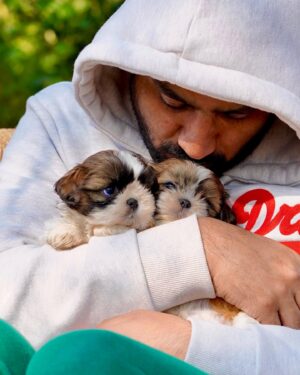 Jagdeep Sidhu Instagram - Kuchh yaar aaye hai mujhe wafa sikhane 🐶 ♥️🤗🤗 so many blissful baby steps on JJ3 set …blessed 😇❤️.