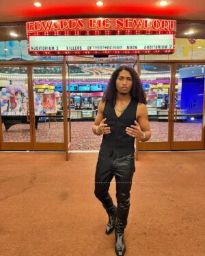Jahking Guillory Instagram - Great screening of @hardmiles_movie at the @newportbeachfilmfest . Went crazy with the all black @hm fit too