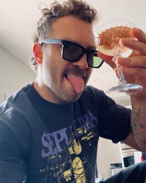 Jai Courtney Instagram - raising one today to celebrate. a few months back the homies @nicky.plz @gradystrange.mp3 and I starting fucking around with some sounds for fun and some little lairy monster was born. We called it GRASS SKIRT. I’m learning more and more the importance of art for the sake of expression and how intensely liberating it is to create anything when cut free from the weight of some need to “succeed”. the process of writing more music and actually giving it a channel to swim down has been totally new and exciting and whilst I hope it brings something living to the ears of those who hear it, it doesn’t really matter whether anyone likes it or not. and that’s foreign terrain for me.  It just is what it is and the pure joy of making filth with my mates has been the biggest experiential revelation of the last 12 months. if you like loud trash get into @skirtofgrass. we got plenty more coming. Make art not war. Love is love. Rock the fuck on⚡️❤️⚡️