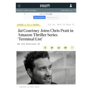 Jai Courtney Instagram - super excited for this - you should be too! 
@amazonprimevideo @prattprattpratt