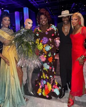 Jaida Essence Hall Instagram - Absolutely still riding on a high to be honored with Best Reality Show at the Inaugural Celebration of LGBTQ  Cinema and Television! Thank you to the @criticschoice  for honoring @werehere! I would love to dedicate this honor to all the countless heroes that have shared their stories with us as well as the world and go on a journey of self discovery, honesty, love and healing through the art of drag. And specifically, the two most amazing spirits that I got the chance to know in Murfreesboro, @maleeka_maupin and @bradfordloomis. As well as our team, out there with us collecting what the world looks like in real time (all the danger, the tears and the joy) Thank you for enriching my life. ♥️ I can’t say how happy and proud I am of We’re Here and the way it’s already transforming lives but what it can do for the fight we have ahead. Having this show recognized in a room full of people doing so much positive for this community and sooo many I look up too, will always be something I treasure, not to mention having it presented by @charlizeafrica!!!! 

📸: @gettyimages for
Critics Choice Association