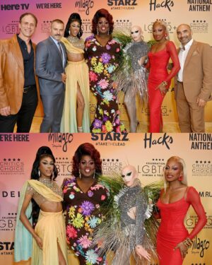 Jaida Essence Hall Instagram - Absolutely still riding on a high to be honored with Best Reality Show at the Inaugural Celebration of LGBTQ  Cinema and Television! Thank you to the @criticschoice  for honoring @werehere! I would love to dedicate this honor to all the countless heroes that have shared their stories with us as well as the world and go on a journey of self discovery, honesty, love and healing through the art of drag. And specifically, the two most amazing spirits that I got the chance to know in Murfreesboro, @maleeka_maupin and @bradfordloomis. As well as our team, out there with us collecting what the world looks like in real time (all the danger, the tears and the joy) Thank you for enriching my life. ♥️ I can’t say how happy and proud I am of We’re Here and the way it’s already transforming lives but what it can do for the fight we have ahead. Having this show recognized in a room full of people doing so much positive for this community and sooo many I look up too, will always be something I treasure, not to mention having it presented by @charlizeafrica!!!! 

📸: @gettyimages for
Critics Choice Association