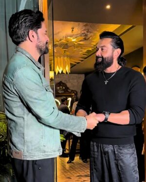 Jaideep Ahlawat Instagram - It was so wonderful to meet you finally Paaji ❤️🤗❤️❤️❤️ 
Animal ki liye Bahut Bahut Mubarak ho Aapko. And I also manifest that we work together very soon. 
Love & Regards Paaji @iambobbydeol 🤗❤️🤗🤗❤️