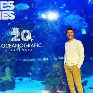 Jaime Cantizano Instagram - El famoso PEZ NAPOLEÓN sobrevolando mi cabeza en el @oceanografic_vl