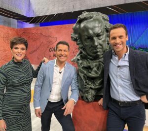 Jaime Cantizano Instagram - Hoy hemos compartido con el “cabezón” el acto en el que se dan a conocer a l@s nominad@s a los #Goya2023 Ha sido en #mañaneros @marcsansal @miriammoreno_tve @rtve