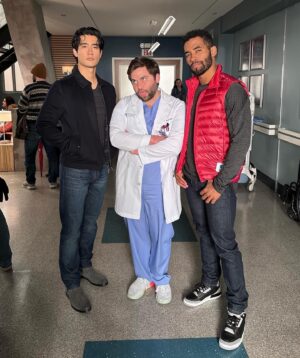 Jake Borelli Instagram - When you run into your EX and you forgot how hot they were… 🙈 why does everyone have to be so darn good looking on @greysabc?!? ;)