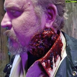 Jake Busey Instagram - Last month in Nevada…. Some #werewolves got me. #bikers&werewolves movie produced by @mahal_brothers films. I hope that’s their @. Haha. And Robert Rhine aka Corpsey of #girlsncorpsesmagazine . High brow stuff. Pays the kingpin though.