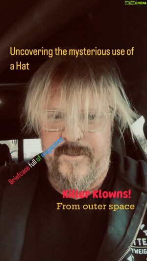 Jake Busey Instagram - Hangin with dad (1944 model)  @thegarybusey and the use of a hat. Off to buy Coke!! (Coke zero ! ) and cookies. And chocolate ice cream. And BOSTON cream Pies. (The dessert, you ingrate!) #malibu #buseyboys #79 going on #8. #f150 fun.