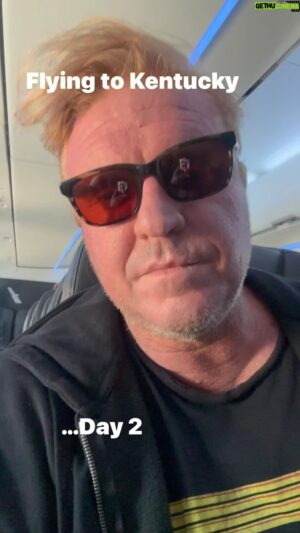 Jake Busey Instagram - Some@@hole at American ain’t like Kali yesterday. Sent us home. Had to retry trhisnmorning 7:30 flight. Yeehaw