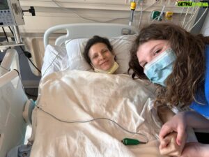 Jake Busey Instagram - Good NEWS! For all of you @aprilhutchinson1 fans out there, yesterday her pancreas tumor was removed along with her spleen. We are praying that this is the end of cancer for her! Her surgeon was proud of the work they did, and she’s resting with the good folks at #uclamedicalcenter . Thank you for your support and kind words!! Go April 💪🙏🏼🙏🏼