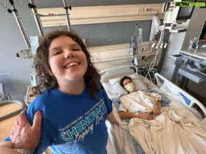 Jake Busey Instagram - Good NEWS! For all of you @aprilhutchinson1 fans out there, yesterday her pancreas tumor was removed along with her spleen. We are praying that this is the end of cancer for her! Her surgeon was proud of the work they did, and she’s resting with the good folks at #uclamedicalcenter . Thank you for your support and kind words!! Go April 💪🙏🏼🙏🏼