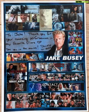 Jake Busey Instagram - Thanks Danielle! What a thoughtful collage of the Jake. That’s very sweet of you 🤙🏼. Mahalo 😊