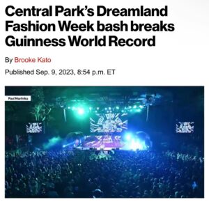 Jake Resnicow Instagram - WOW!! Overwhelmed with joy 🥹☺️ WE broke a World Record! 🪄Special thanks to @marcosquared @lpgiobbi @diplo @blondish @summerstage @spencerliff @bobsdanceshop and all the models, performers and crew behind the scenes that helped us MAKE HISTORY! This win belongs to the queer community ❤️